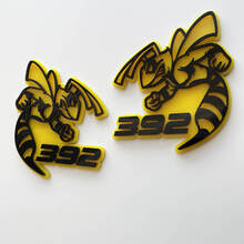 Hornet Bee 392 3D-badge geel versus zwart spatbordbadges embleem
 5