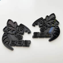 Hornet Bee 392 3D-badge geel versus zwart spatbordbadges embleem
 5