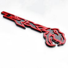 TRX 3D-badge zwart versus rood spatbordbadge-embleem
 3