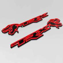 TRX 3D-badge zwart versus rood spatbordbadge-embleem 2
 3