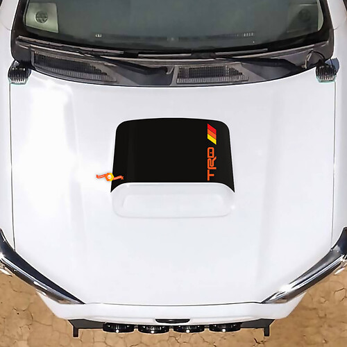 TRD Bigfoot Hood Blackout sticker voor Toyota Tacoma 2e generatie of 4Runner – aangepaste vinylsticker
