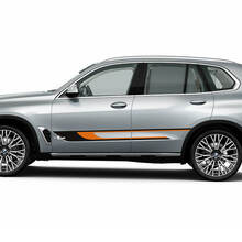 Aangepaste zijstreepstickerstickerset voor BMW X5 G05 - vinylafbeeldingen in twee kleuren
 3