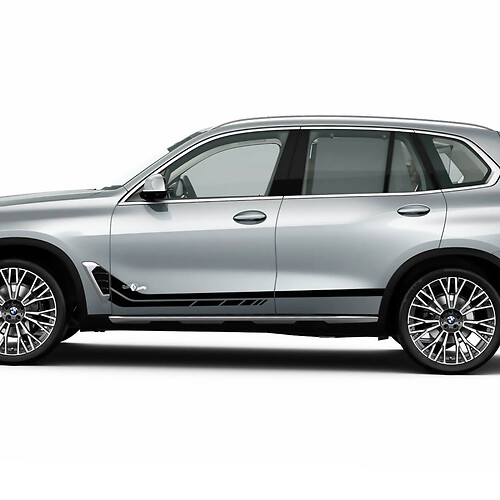 Aangepaste zijstreep sticker stickerkit voor BMW X5 G05 vinylafbeeldingen
