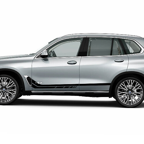 Aangepaste zijstreep sticker stickerkit voor BMW X5 G05 vinylafbeeldingen
