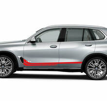 Aangepaste zijstreep sticker stickerkit voor BMW X5 G05 vinylafbeeldingen
 2