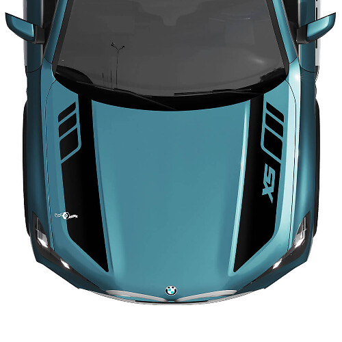 BMW X5 G05 Motorkap Accent Custom Strepen Decal Stickers