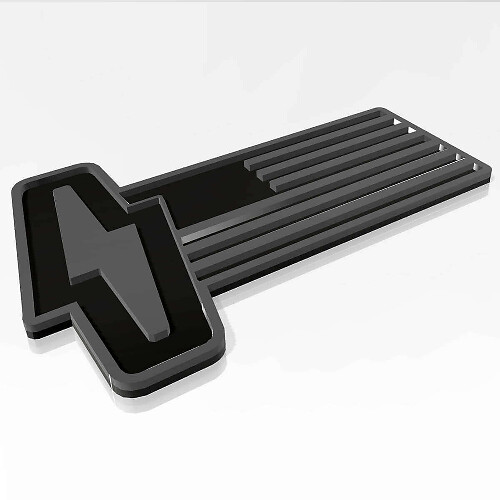 Ford 150 Lightning Amerikaanse vlag 3D-badge - Aangepast spatbordbadge-embleem voor Ford 150 Lightning
