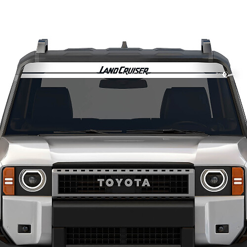 Merkbelettering Voorruit Vinyl Decal Sticker voor Toyota Land Cruiser 2024