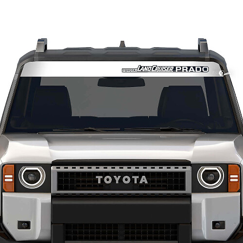 Voorruit Banner Grafische Vinyl Sticker Decal Voor Toyota Land Cruiser Prado