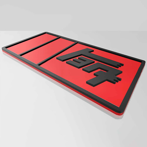 TEQ 3D-badge - Op maat gemaakt spatbordbadge-embleem voor Toyota
