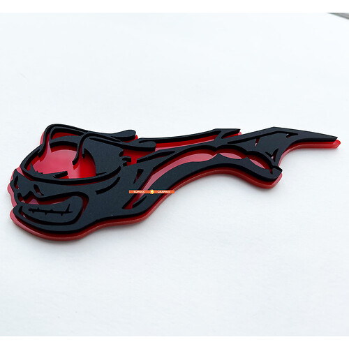Scatpack Bee 3D Badge - Custom Fender Emblem voor Dodge Charger & Challenger
