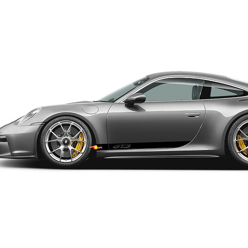 Porsche 911 GT3 zijlogo sticker sticker - aangepaste vinylafbeeldingen 2
