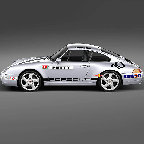 IROC-stijl Race Vinyl Decal Set voor Porsche 911