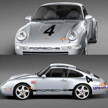 1974 Porsche 911 Racing Sticker Decal Set - Klassieke vinylafbeeldingen voor restauratie en aanpassing 3
 3