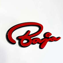 Baja Script 3D Spatbordembleem voor Musclecar truck_5