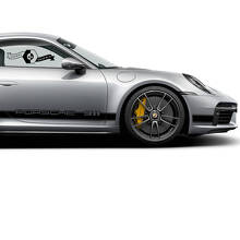 Geëtiketteerde Zijkant Strepen Vinyl Decal Kit voor Porsche 911_3