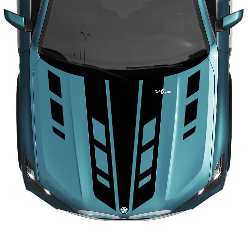 BMW X5 G05 Motorkap Accent Aangepaste Streep Decal Stickers 2
