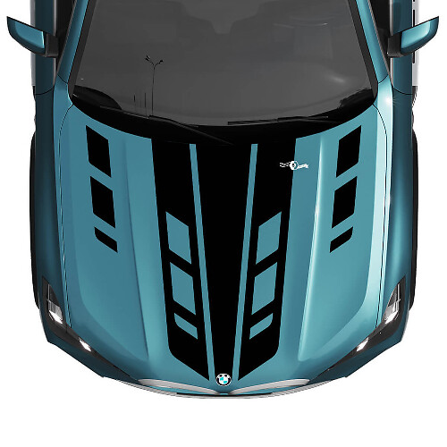 BMW X5 G05 Motorkap Accent Custom Strepen Decal Stickers 2