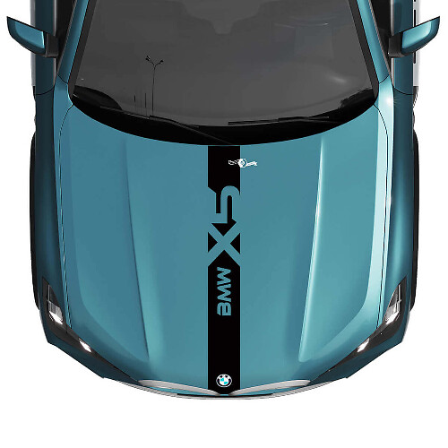 BMW X5 G05 Motorkap Centrale Op Maat Gemaakte Streep Decal Stickers
