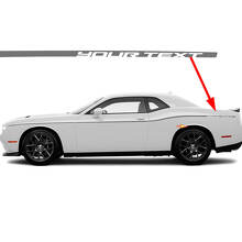 Aangepaste Dunne Zijstrepen Vinyl Decal Kit voor Dodge Challenger SXT 2015-2024_2