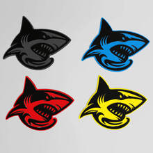 Shark Hellshark 3D-badge Spatbordbadges embleem
 3