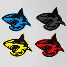 Shark Hellshark 3D-badge spatbordemblemen embleem 2 4
