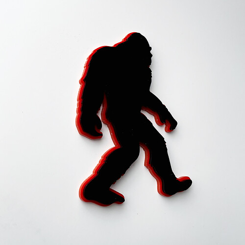 Yeti Sasquatch Bigfoot 3D Badge Fender Badges embleem
