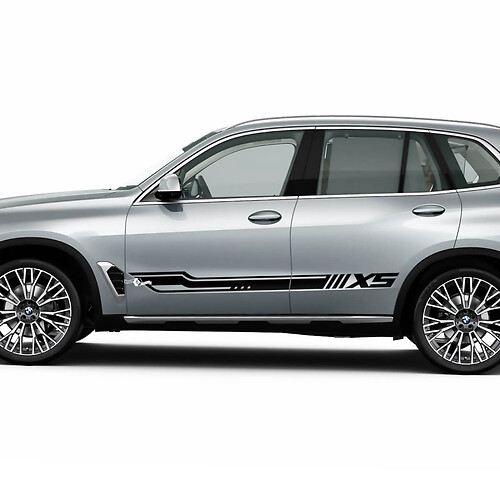 Dynamic Racing Side Stripe Decal Sticker Kit voor BMW X5 G05 - Aangepaste vinylafbeeldingen
