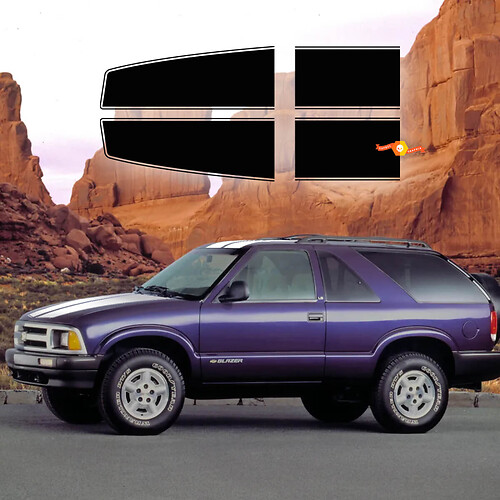 1995-05 Chevy S10 Blazer Hood Roof Stripe stickerstickerset
