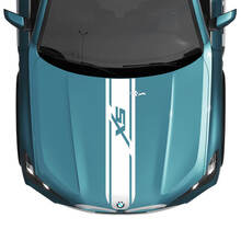 BMW X5 G05 Hood Custom Stripe Sticker sticker - Vinyl Graphics voor een strakke, sportieve look
 2