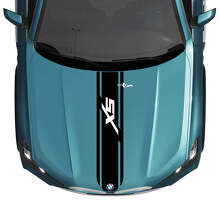 BMW X5 G05 Hood Custom Stripe Sticker sticker - Vinyl 2 kleuren
 2