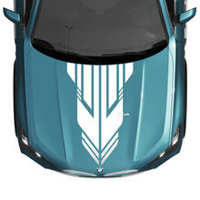 BMW X5 G05 Hood Custom Accent Stripe Decal Strobe - Vinyl Grafische Stickers
 2