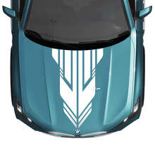 BMW X5 G05 Hood Custom Accent Stripe Decal Strobe - Vinyl Grafische Stickers
 2