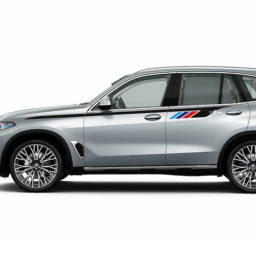 M Side Accent-stickerset voor BMW X5 G05 - SupDec Graphix vinylstickers
