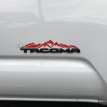 Mountains Over Badge Decal Sticker 2 Voor Toyota Tacoma 2