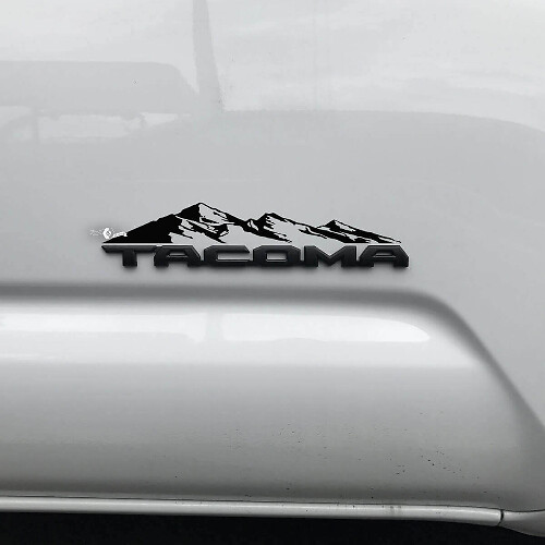 Mountains Over Badge Decal Sticker Voor Toyota Tacoma