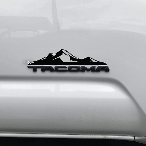 Mountains Over Badge Decal Sticker 3 Voor Toyota Tacoma