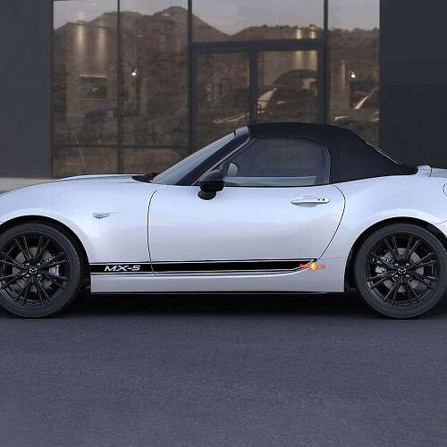 Eigendomsmerk Outline Strepen Zij Vinyl Decal Sticker voor Mazda MX-5 Miata