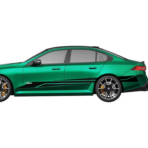 Accentstickerset aan de zijkant voor BMW 5-serie G60 M5 G90 - SupDec Graphix vinylstickers
