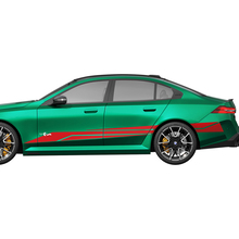 Accentstickerset aan de zijkant voor BMW 5-serie G60 M5 G90 - SupDec Graphix vinylstickers
 2
