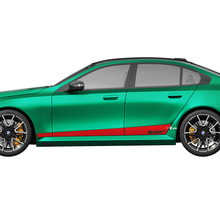 Side Rocker Panel Accent Decal Kit voor BMW 5-serie G60 M5 G90 - SupDec Graphix Vinyl Stickers
 2