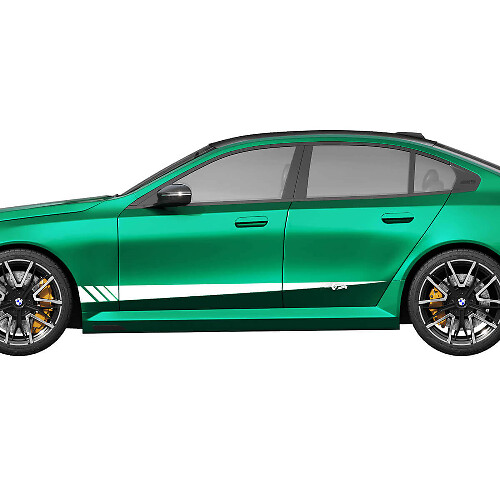 Accentstrepen zijvinylsticker voor BMW 5 Serie G60/G61 2023-heden