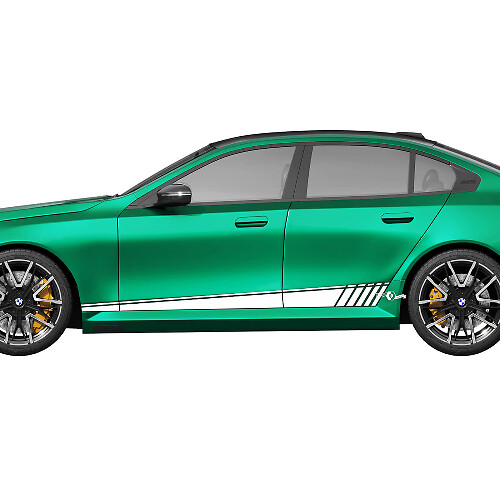 Zijstrookstrepen Decal Kit voor BMW 5 Serie G60 M5 G90 - SupDec Graphix Vinyl Stickers
