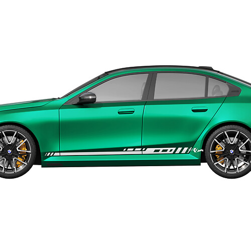 Zijstrepen Racing stickerkit voor BMW 5-serie G60 M5 G90 - SupDec Graphix vinylstickers
