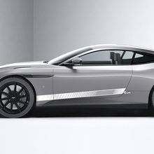 Zijkant Aston Martin DB11 Honingraat zijdeuren Vinyl stickers Stickers 2
 2