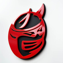 Aangepaste 3D Badge Drag Bee Demon Dodge Charger Challenger logo Fender Badges embleem
 4