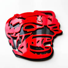 Zombie Super Bee 3D Spatscherm Embleem Badge_5