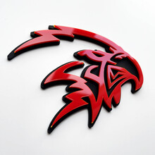 Aangepaste 3D Trackhawk Hellhawk Badge - Spatbordembleem voor Jeep Trackhawk
 2