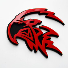 Aangepaste 3D Trackhawk Hellhawk Badge - Spatbordembleem voor Jeep Trackhawk
 3