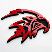 Aangepaste 3D Trackhawk Hellhawk Badge - Spatbordembleem voor Jeep Trackhawk
 4